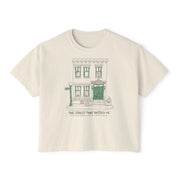 The Street That Raised Me Comfort Colors Crop Top