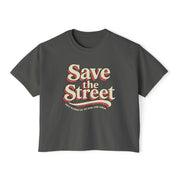 Save The Street Comfort Colors Crop Top