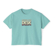 Defend The Desk Colors Crop Top