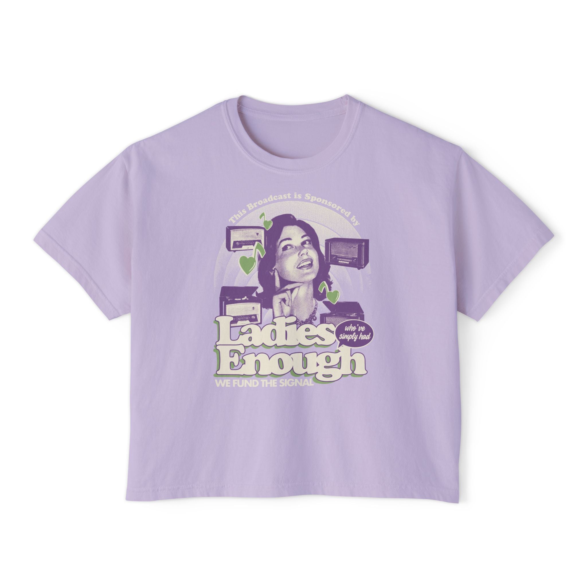 Ladies Had Enough Comfort Colors Crop Top