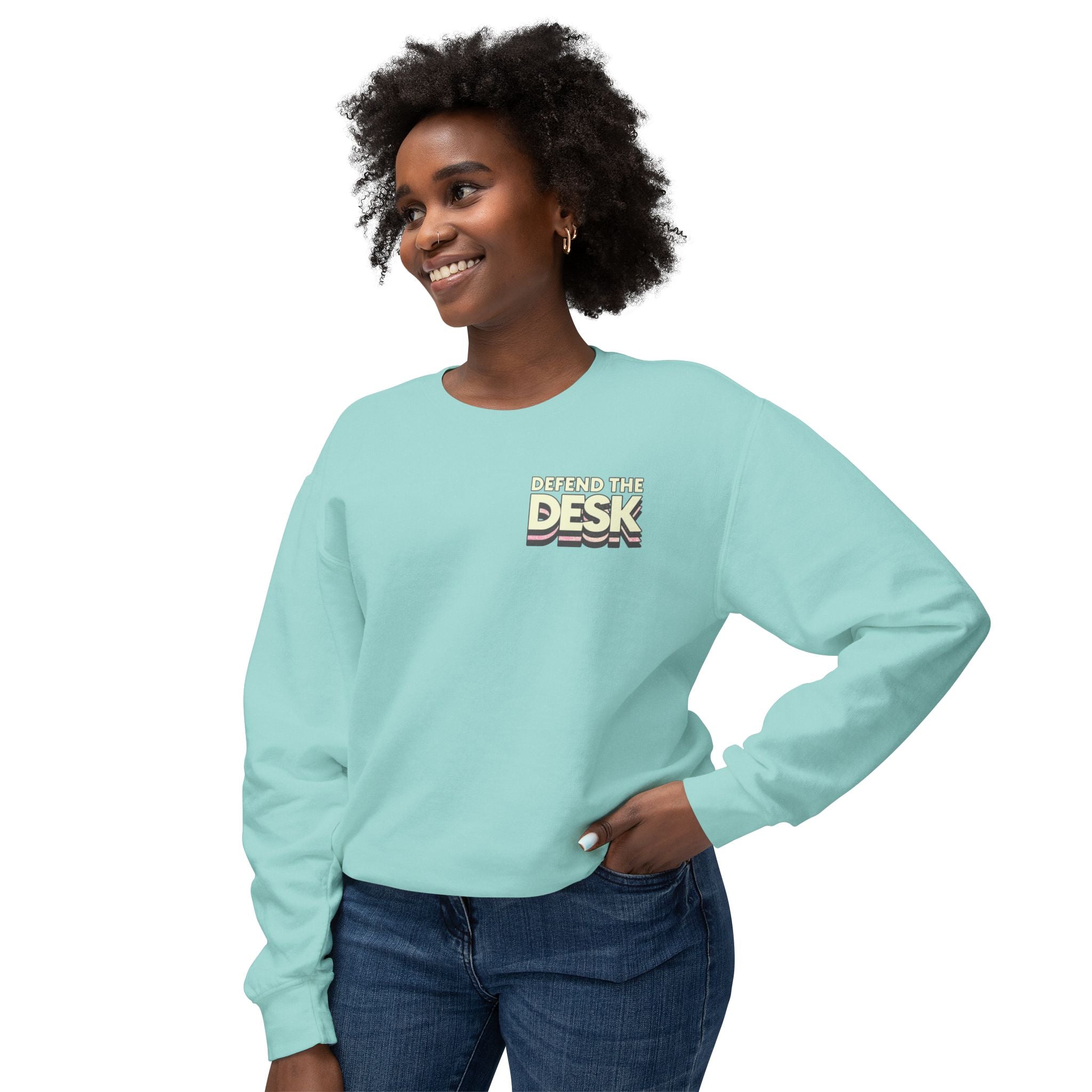 Defend the Desk Lightweight Crewneck