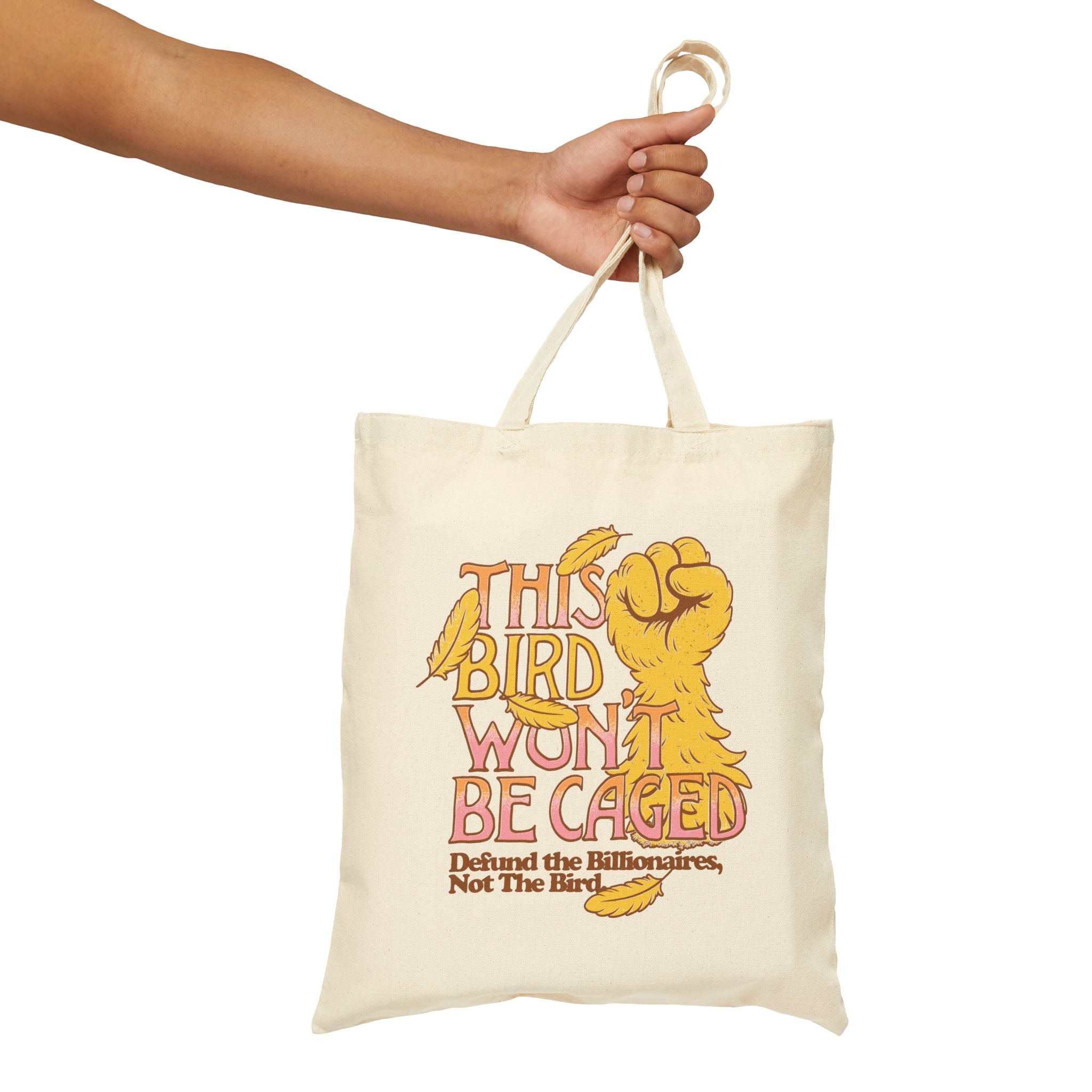 This Bird Can't Be Caged Canvas Tote Bag
