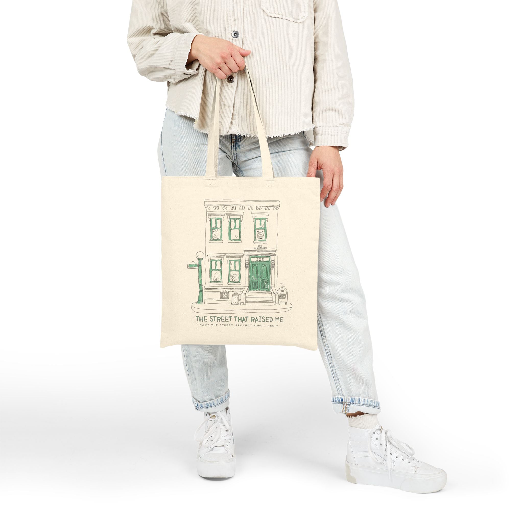 The Street That Raised Me Canvas Tote Bag