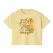 This Bird Won't Be Caged Comfort Colors Crop Top