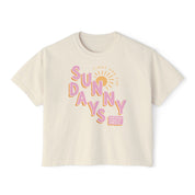 Save The Sunny Days Comfort Colors Crop Top