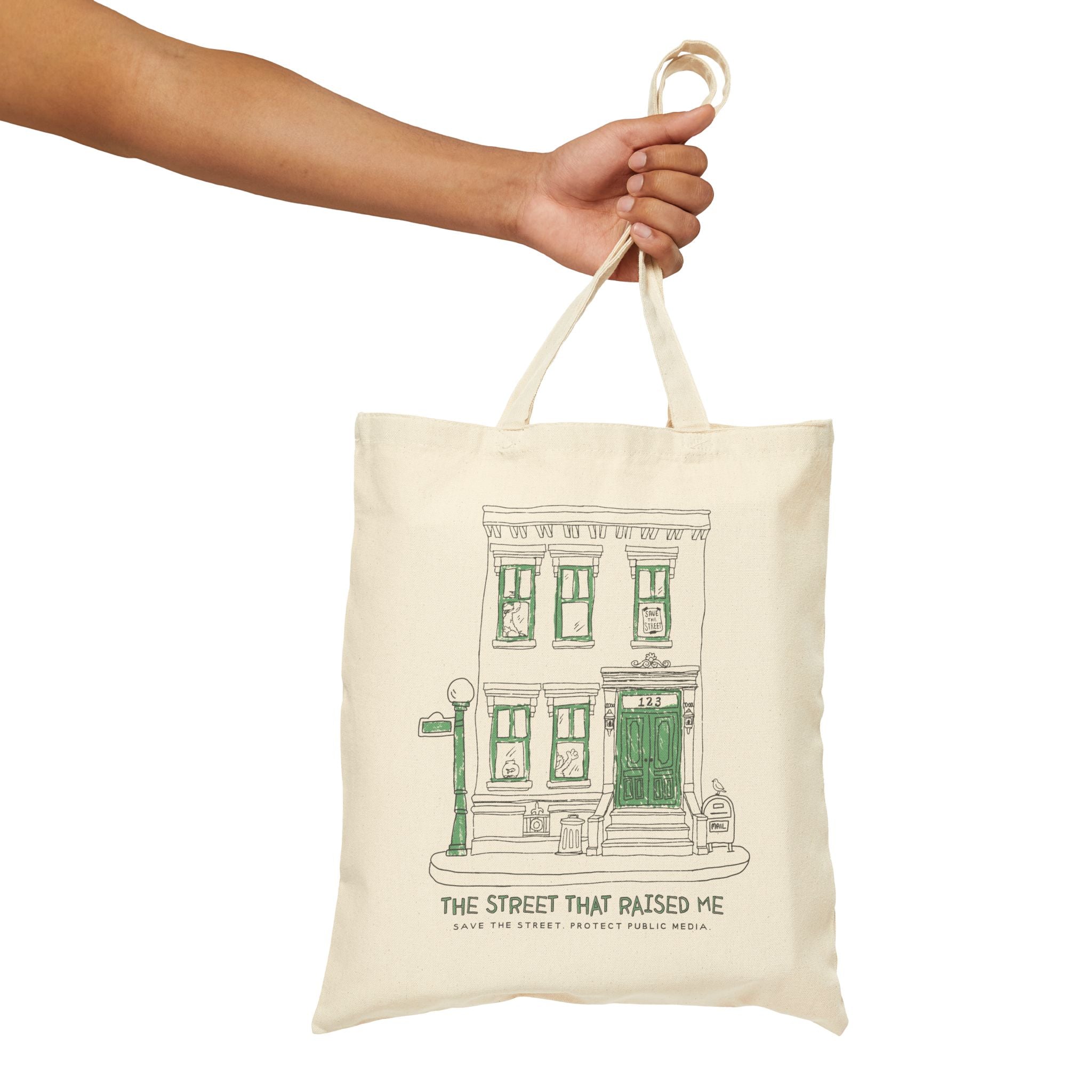 The Street That Raised Me Canvas Tote Bag