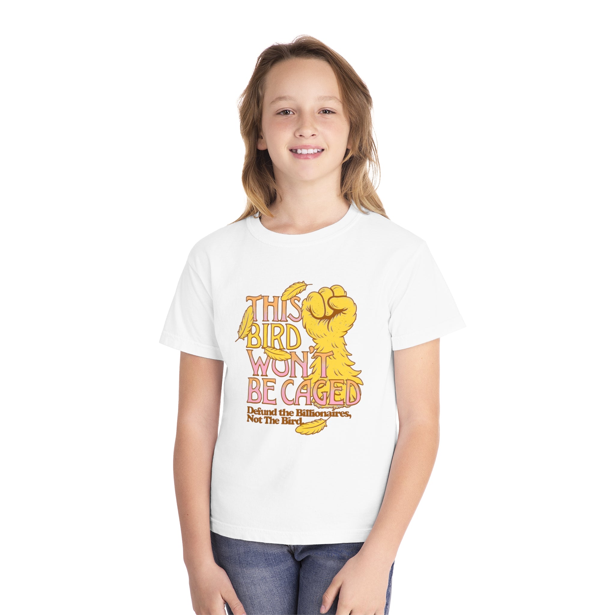 Kid's This Bird Won't Be Caged Tee