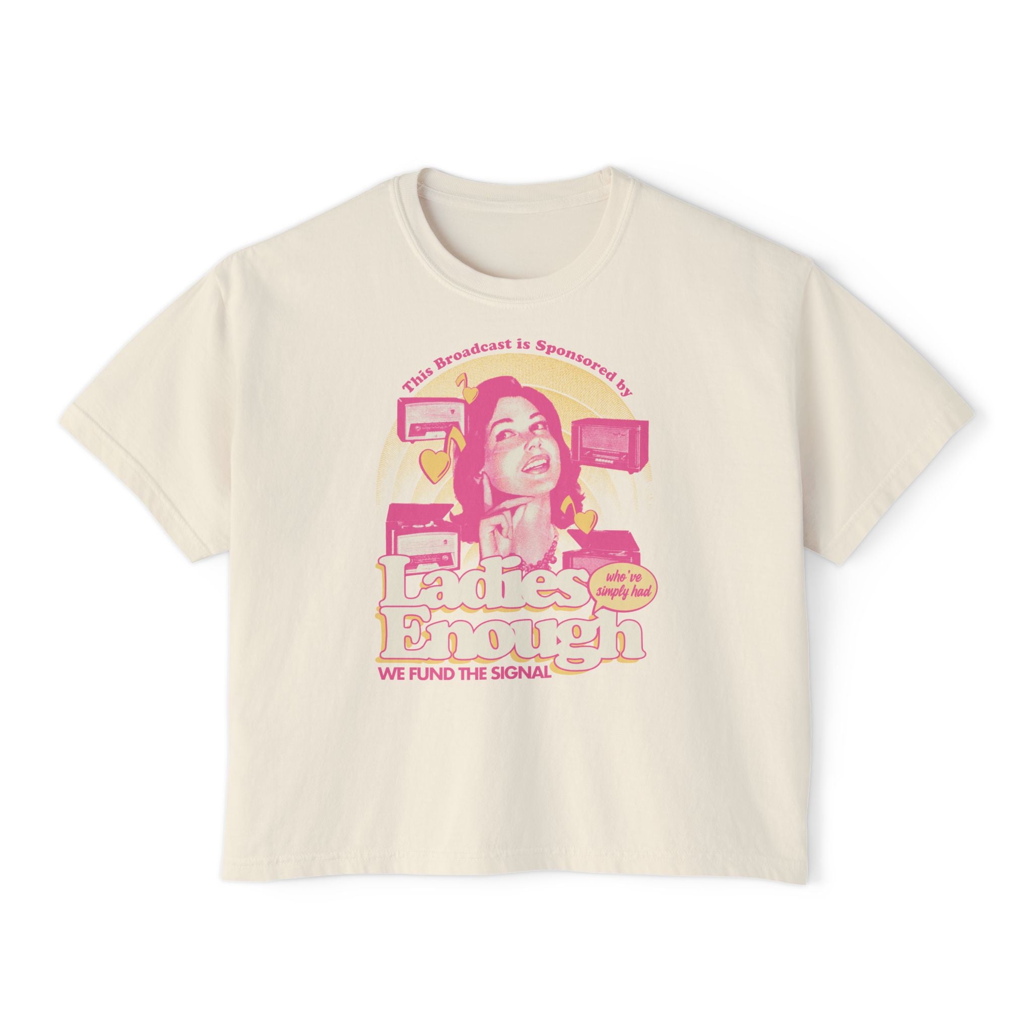 Ladies Had Enough Comfort Colors Crop Top