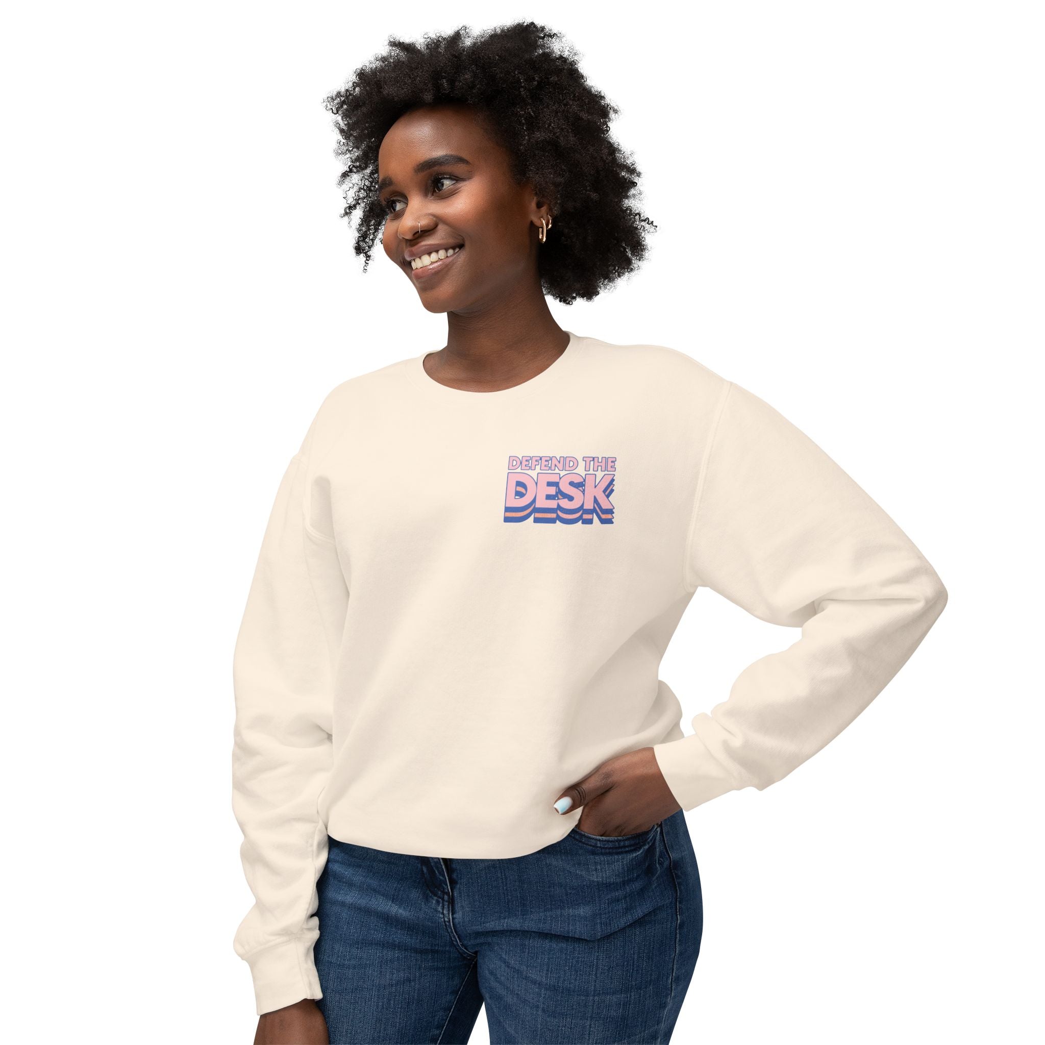 Defend the Desk Lightweight Crewneck