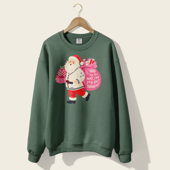 Bejeweled Santa Crewneck