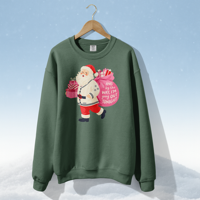 Bejeweled Santa Crewneck