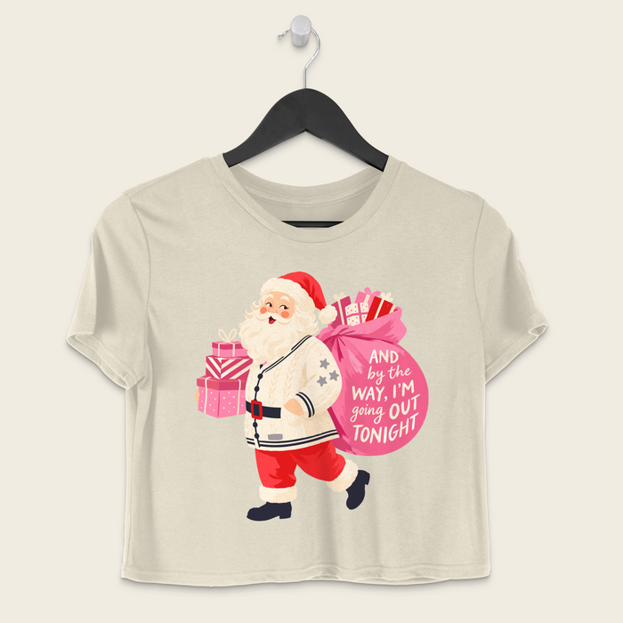 Bejeweled Santa Boxy Tee