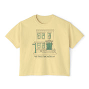 The Street That Raised Me Comfort Colors Crop Top