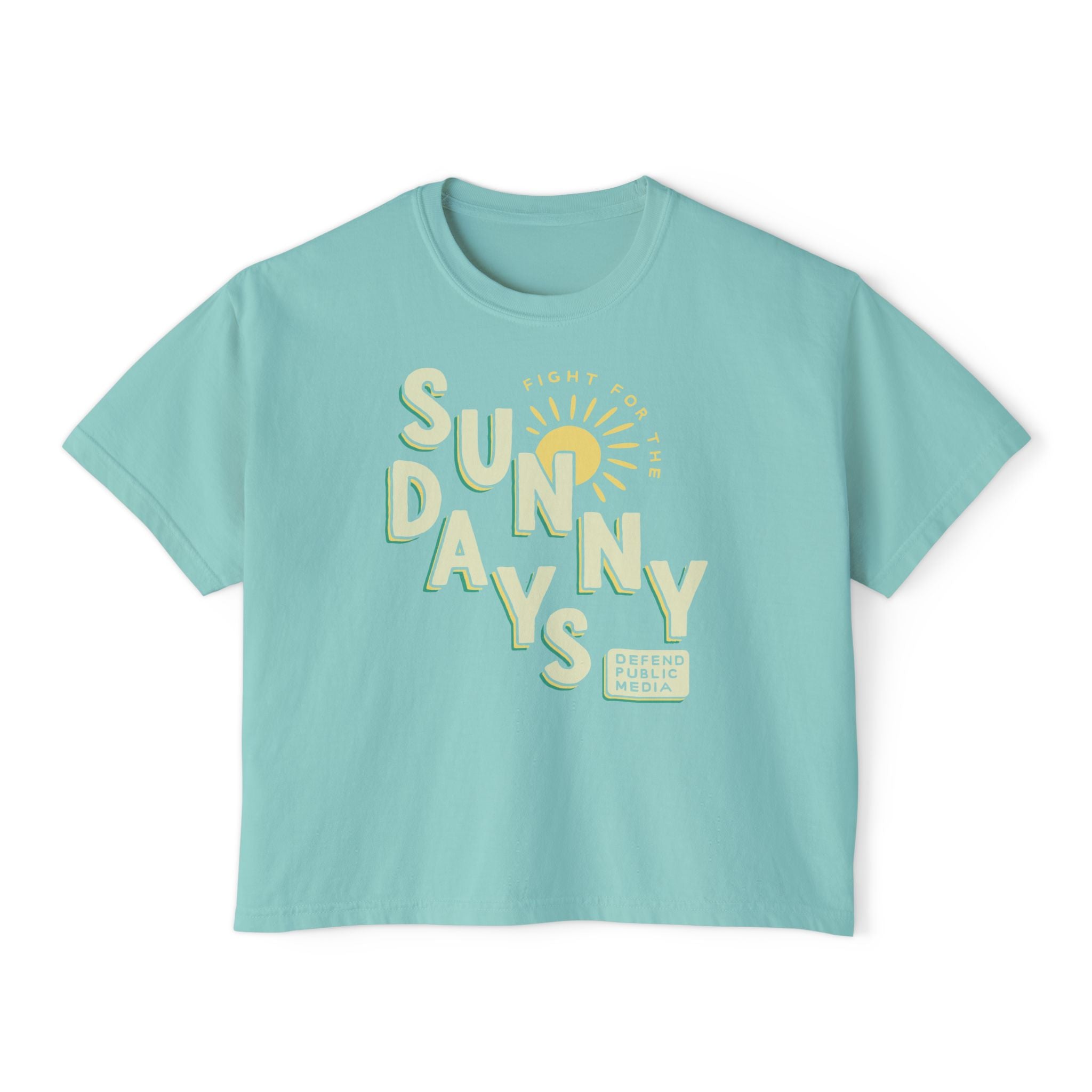 Save The Sunny Days Comfort Colors Crop Top