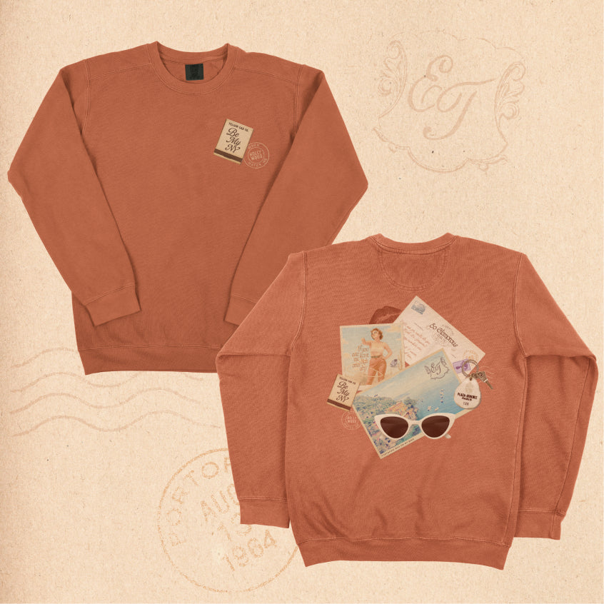 Postcards From Portofino Lightweight Crewneck