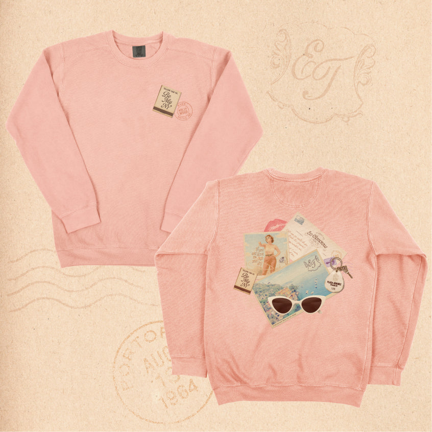 Postcards From Portofino Lightweight Crewneck