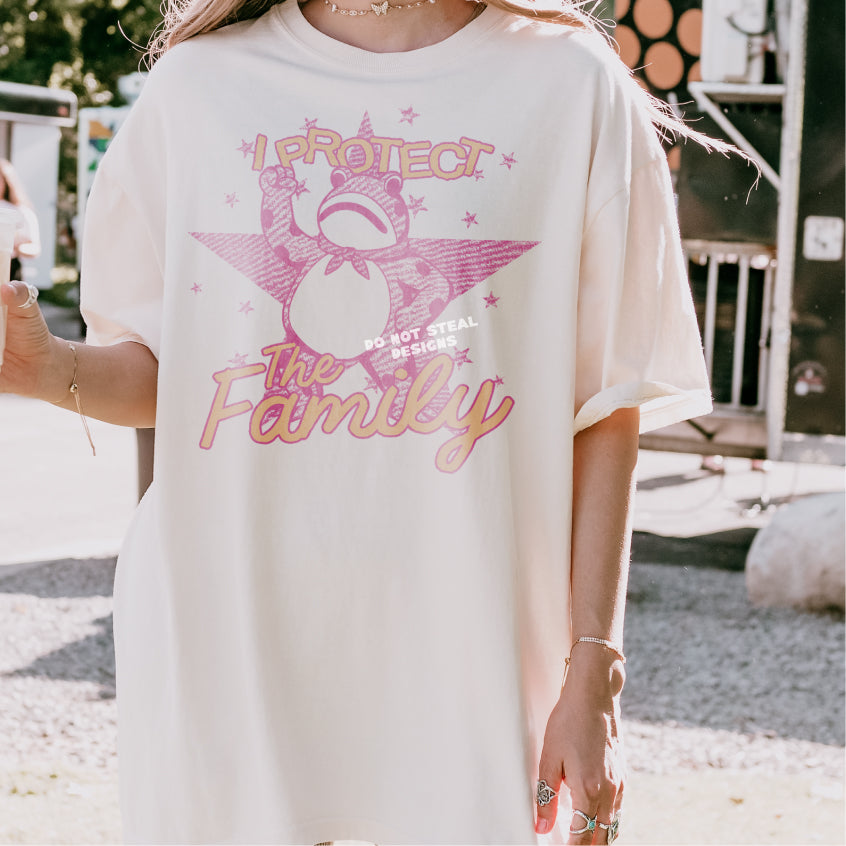I Protect the Family Frog Tee