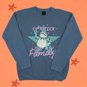 I Protect the Family Frog Crewneck