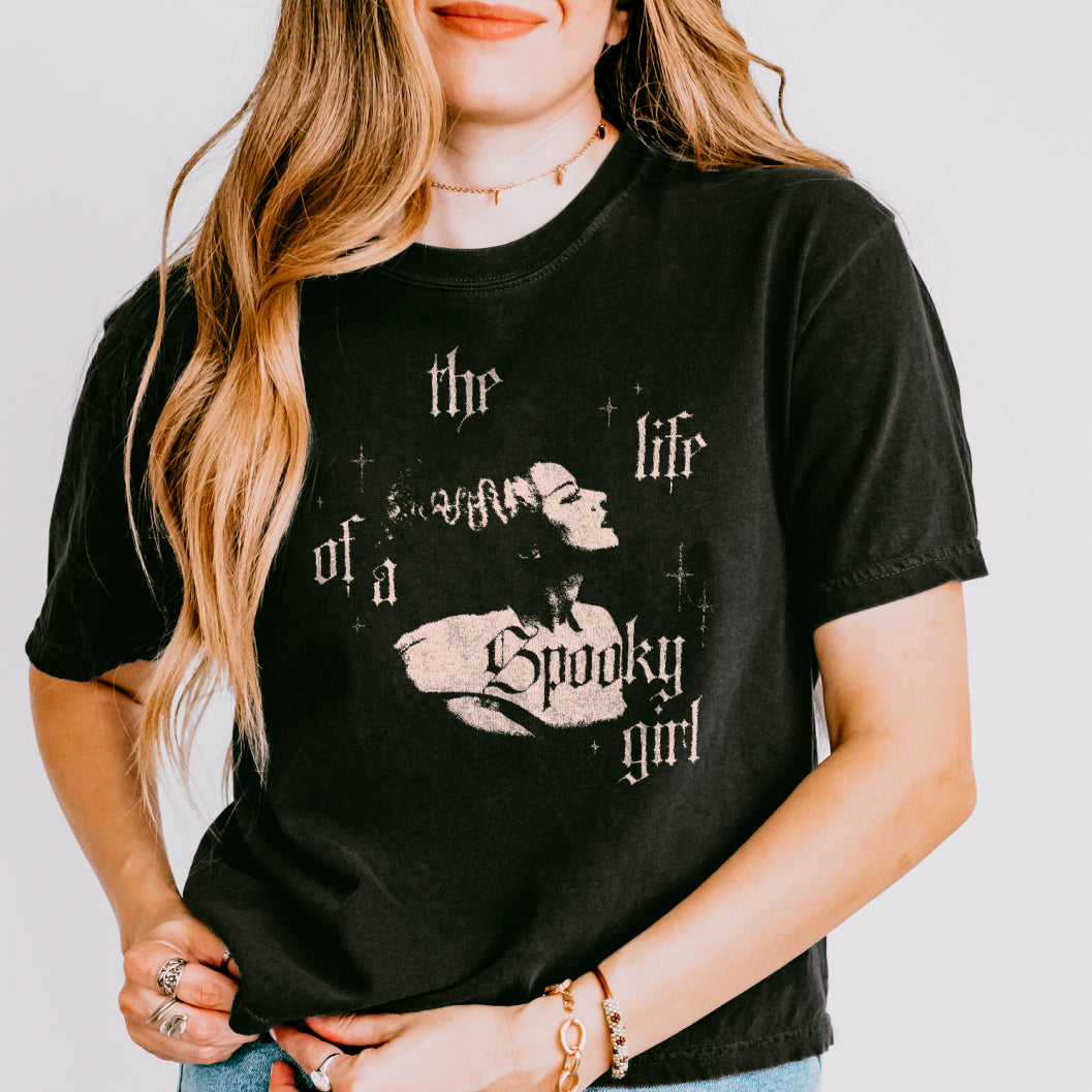 The Life of a Spooky Girl Crop Top