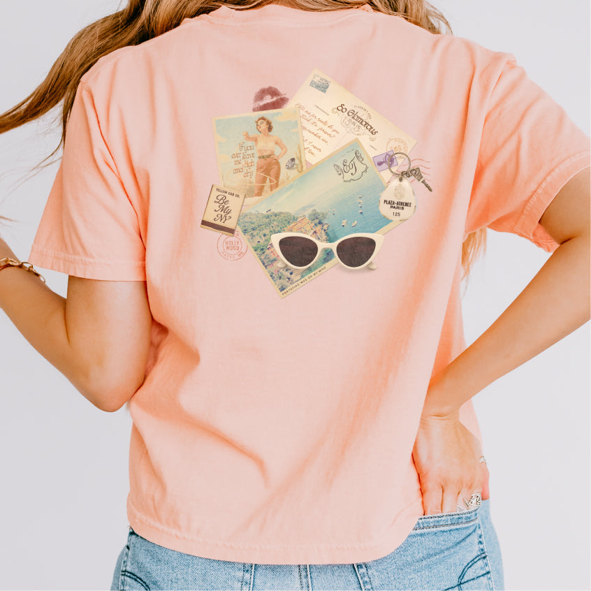 Postcards From Portofino Crop Top