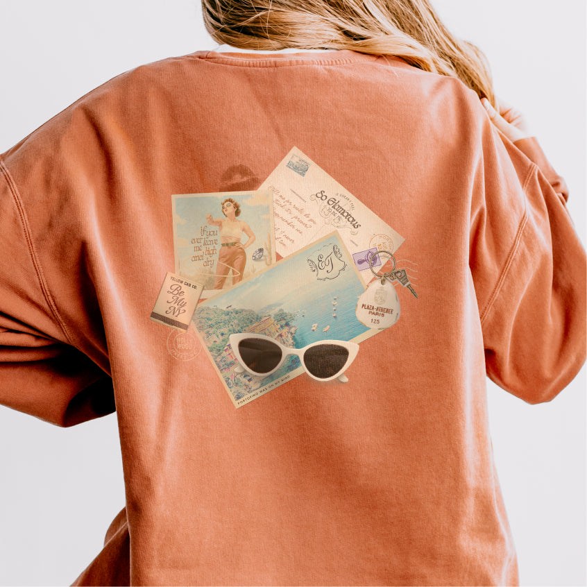 Postcards From Portofino Lightweight Crewneck