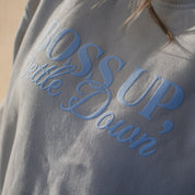 Boss Up, Settle Down Bride Puff Print Crewneck