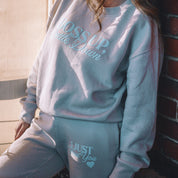 Boss Up, Settle Down Bride Puff Print Crewneck
