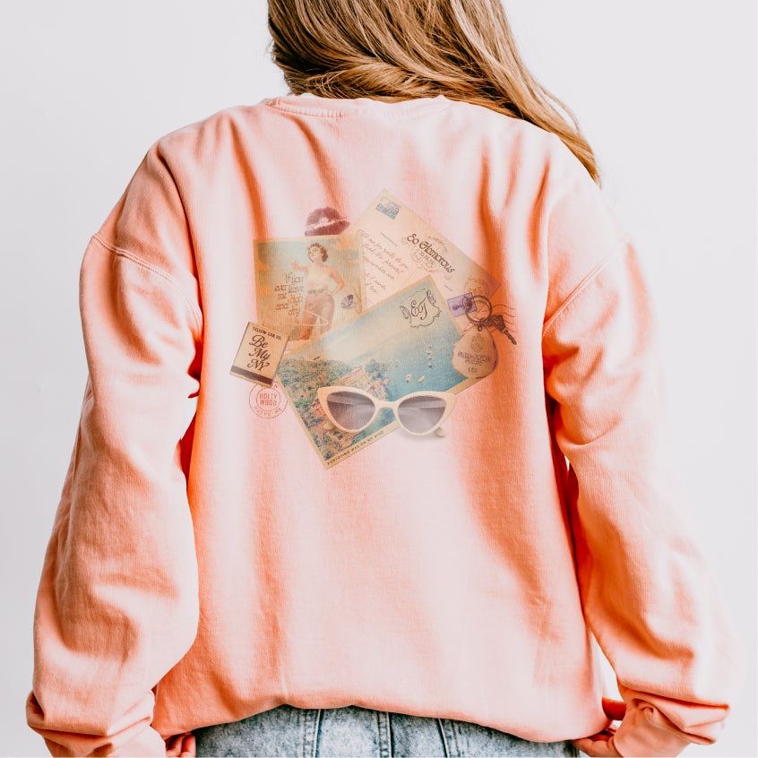 Postcards From Portofino Lightweight Crewneck