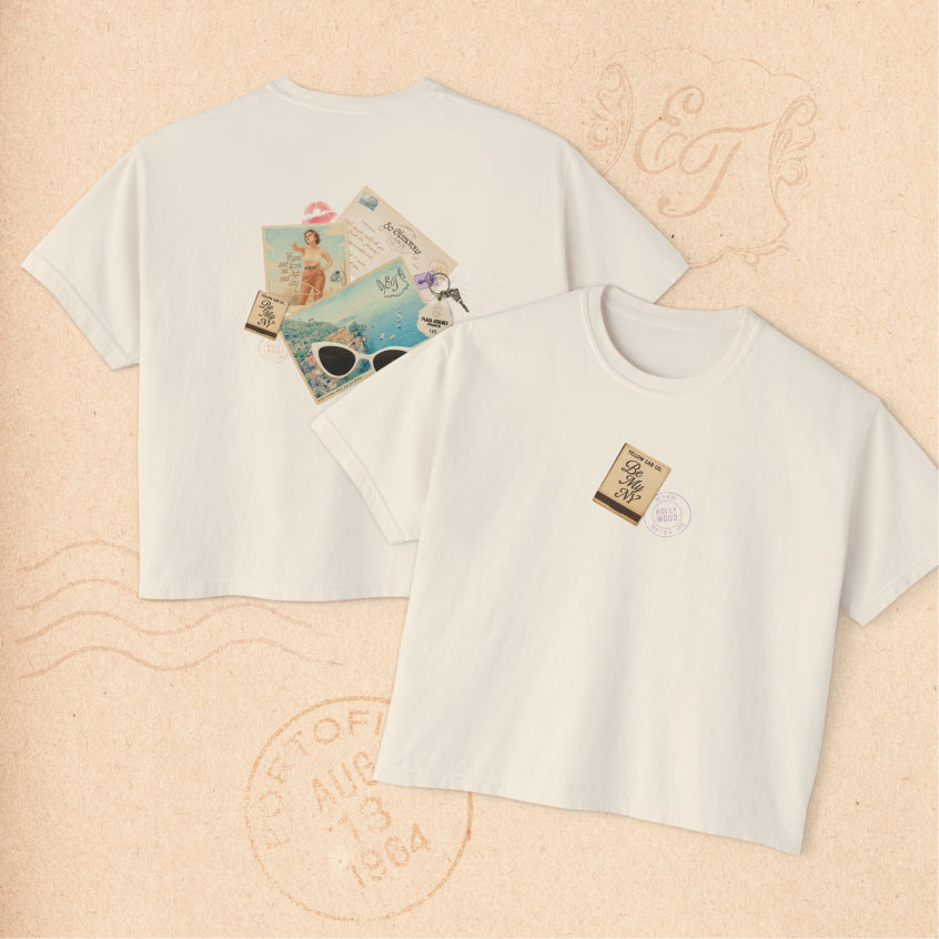 Postcards From Portofino Crop Top