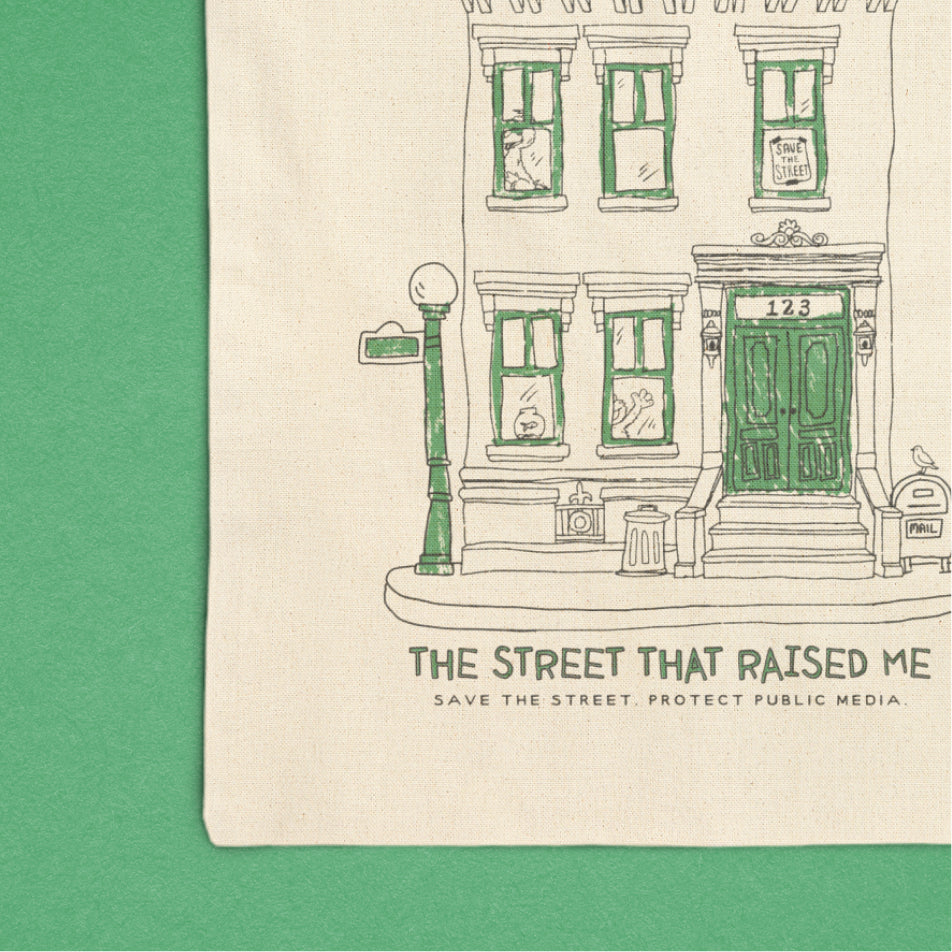 The Street That Raised Me Canvas Tote Bag