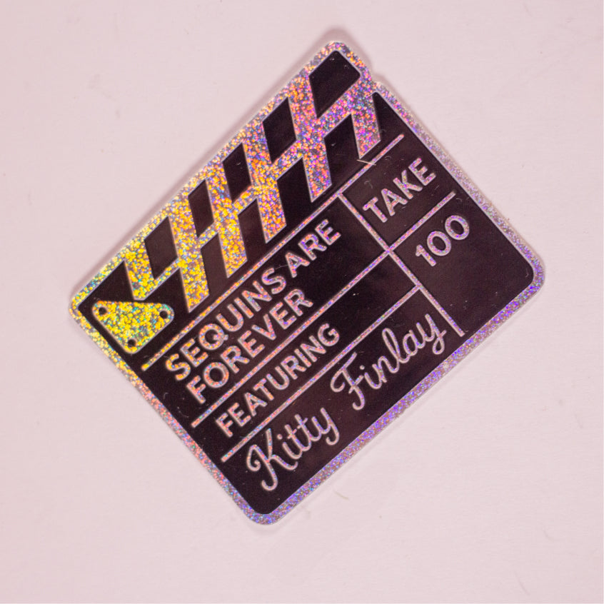 Sequins are Forever Glitter Sticker