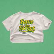 Save The Street Comfort Colors Crop Top