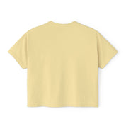 Sunflower Fields Forever Comfort Colors Crop Top