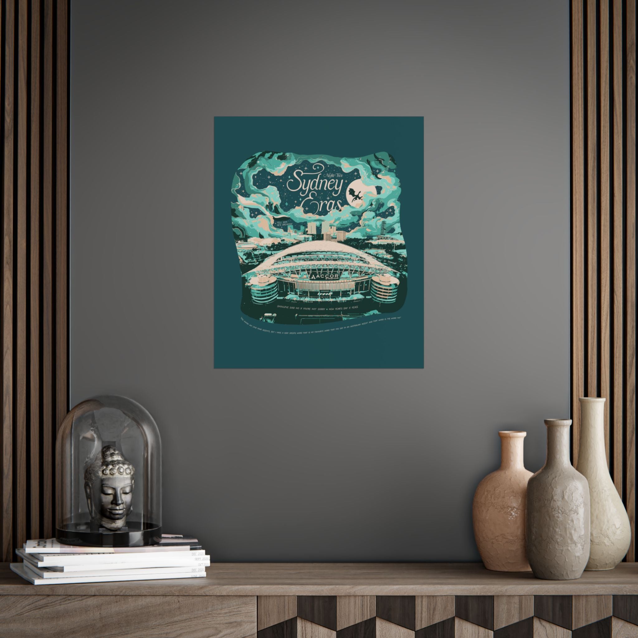 Emerald Night Two Sydney Eras Tour Poster