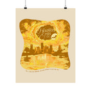 Yellow Surprise Song Dress Night One Houston Eras Tour Poster