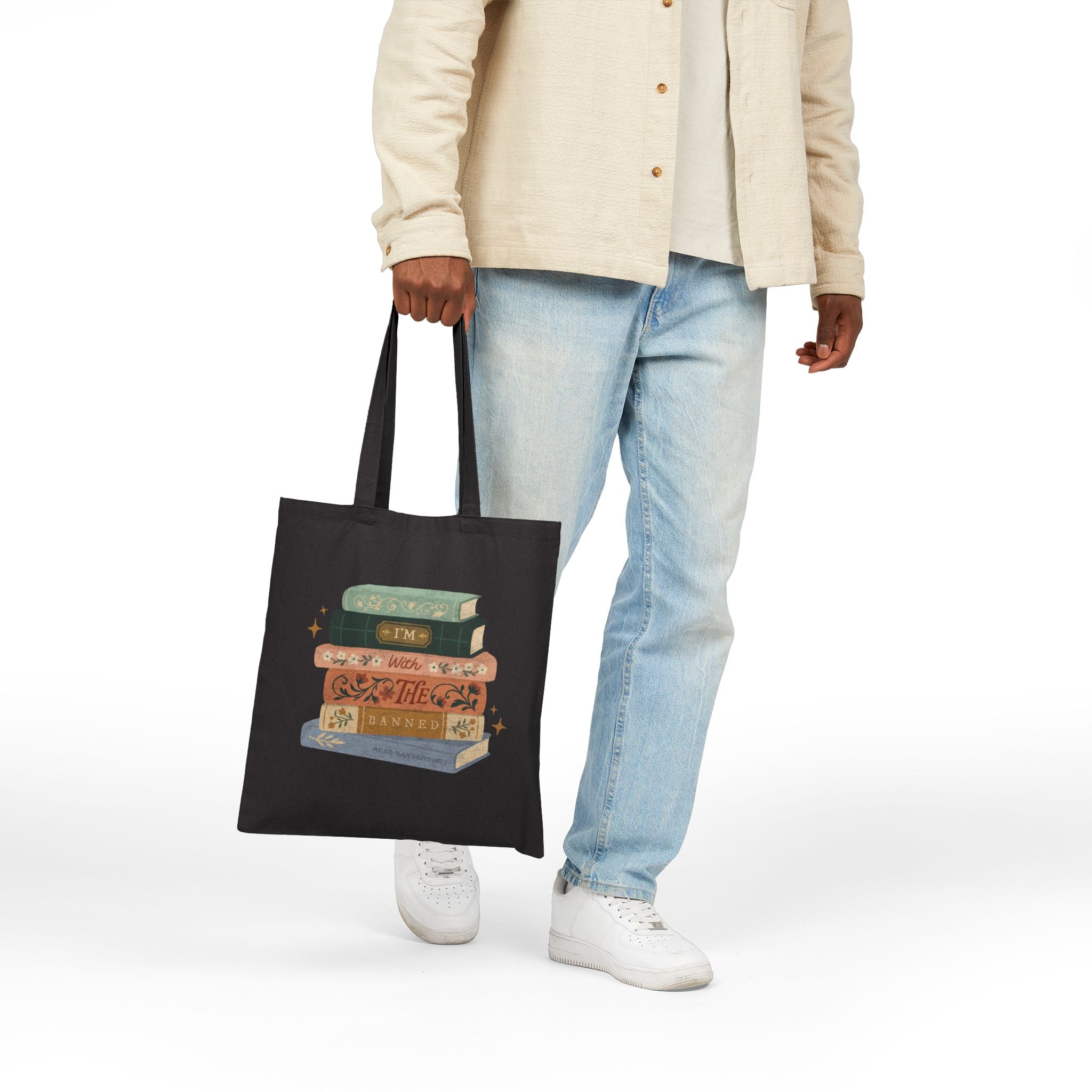 I'm With The Banned Tote Bag