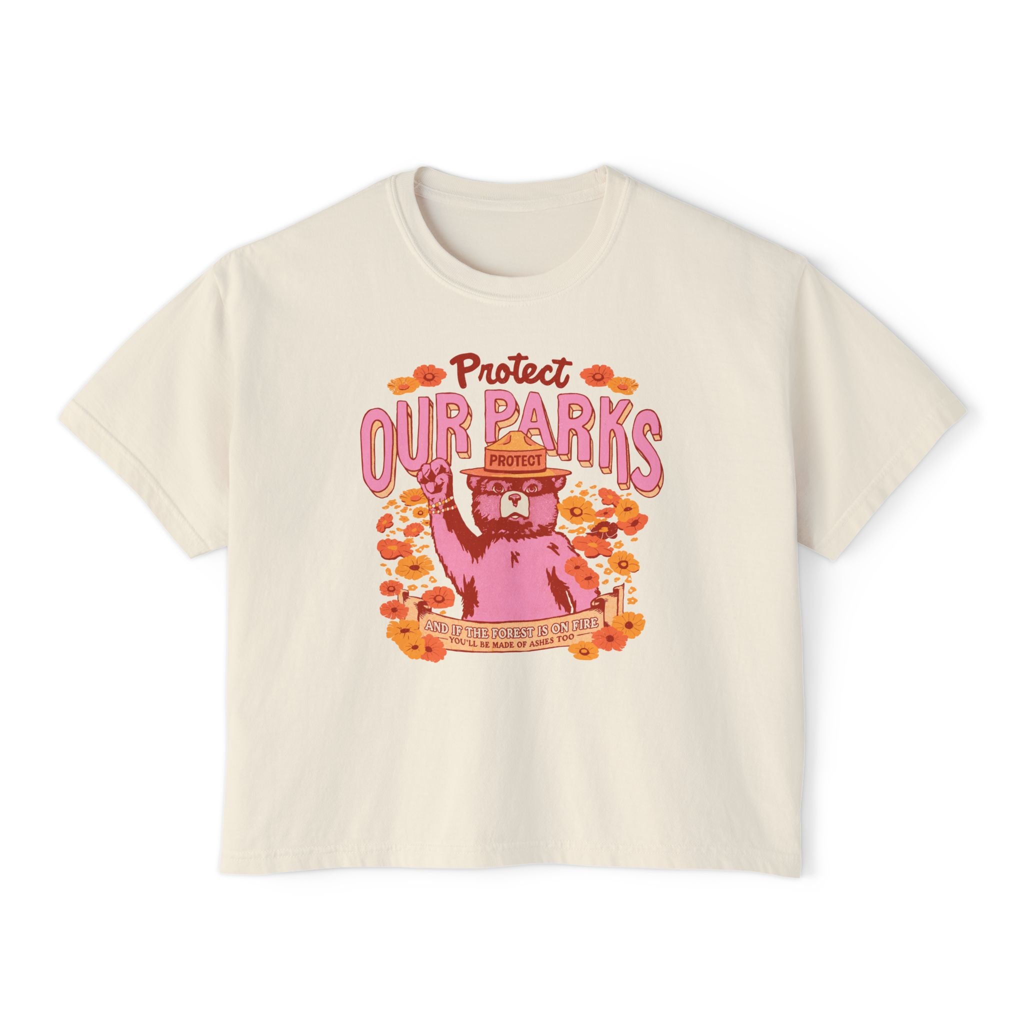 Bear & Poppies Crop Top