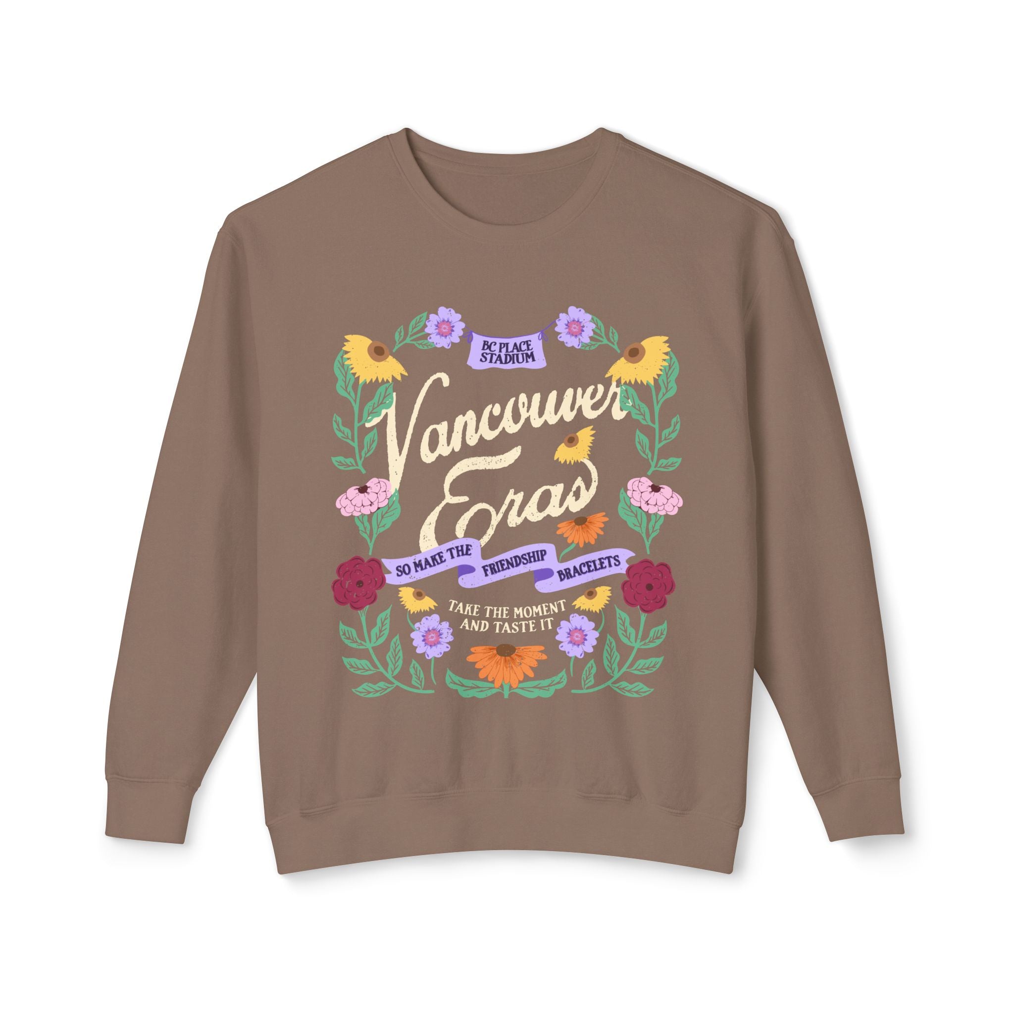 Vancouver Eras Floral Surprise Song Piano Lightweight Crewneck