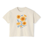 Stand For Ukraine Comfort Colors Crop Top