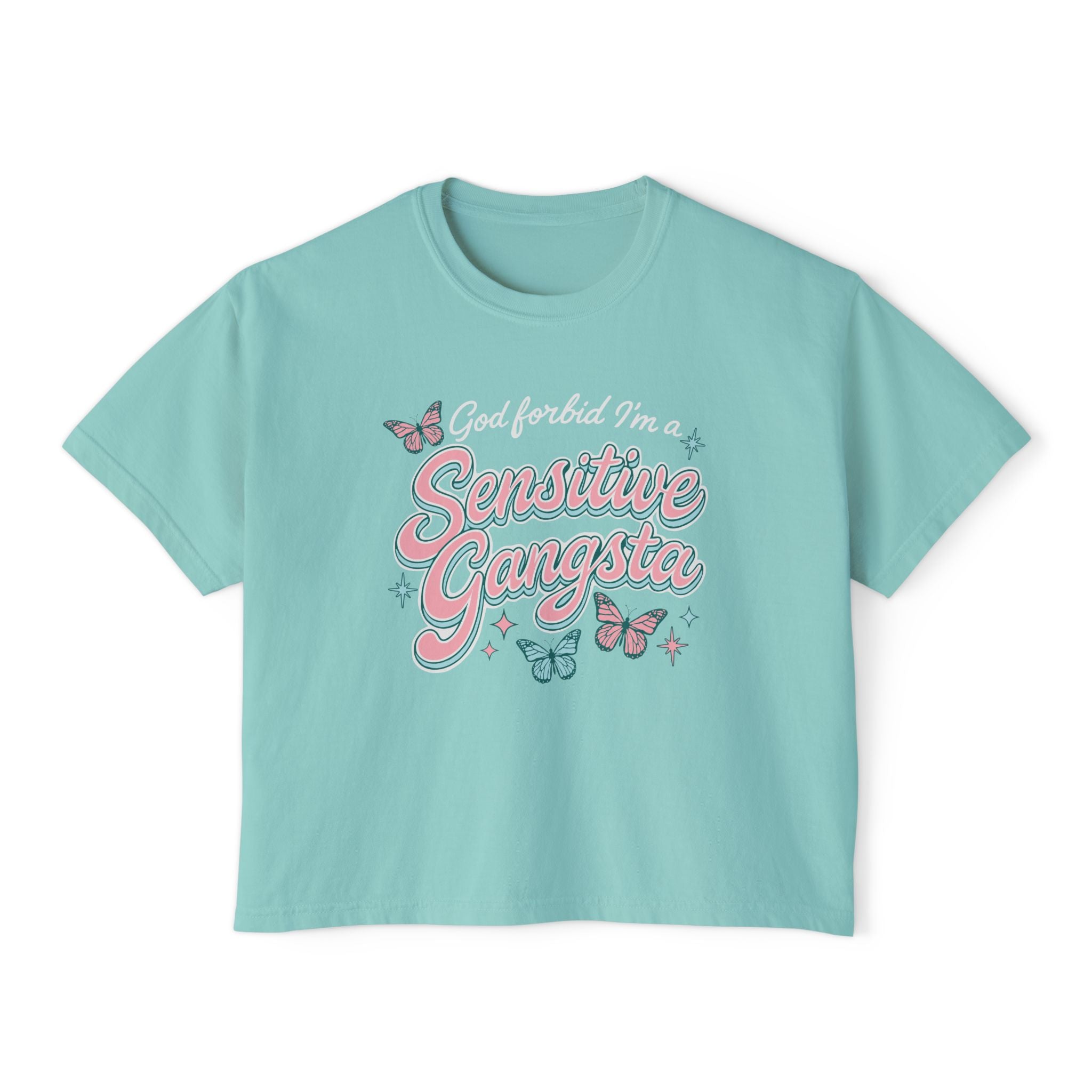 Sensitive Gangsta Crop Top