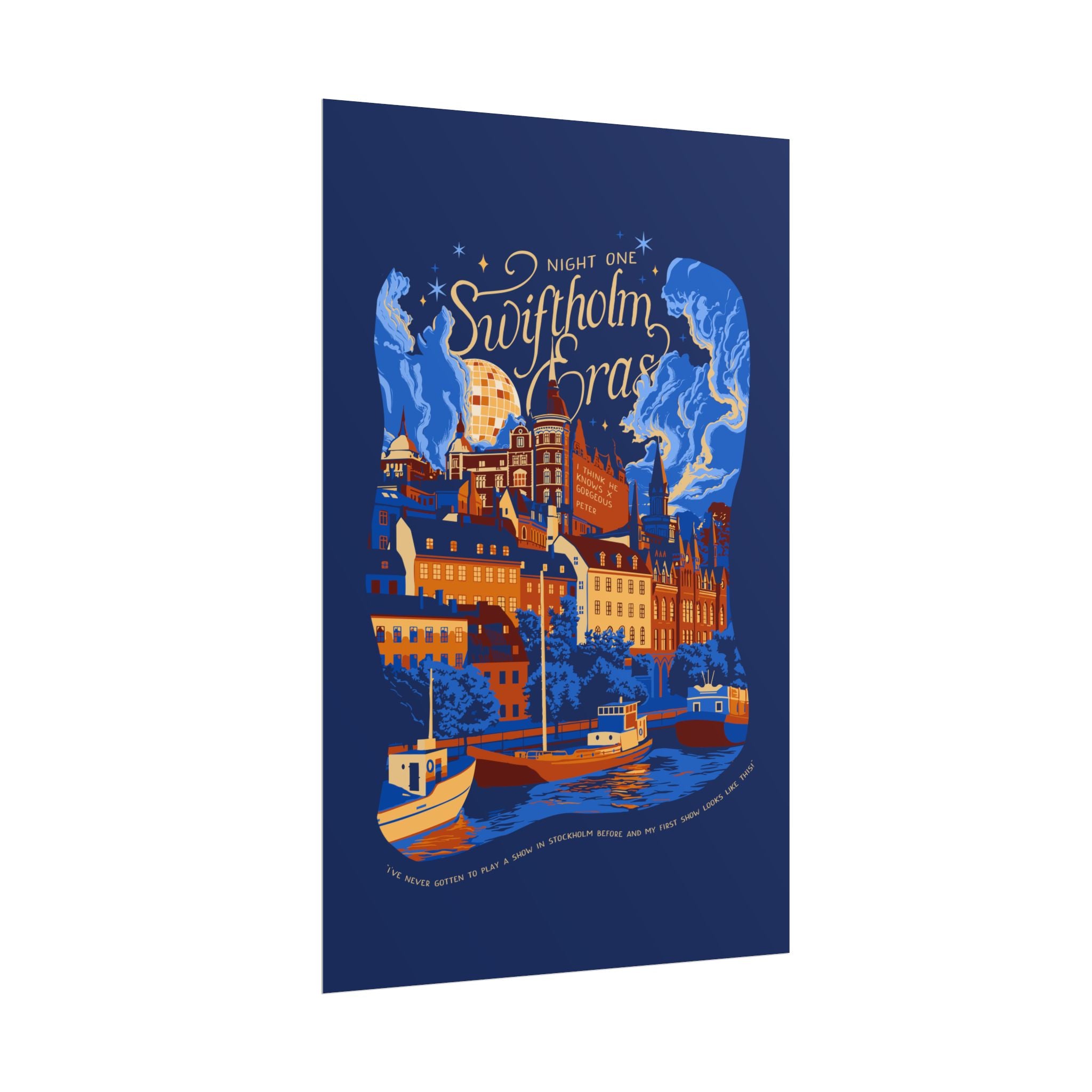Blue Night One Swiftholm Eras Poster