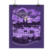 Purple Night Three Melbourne Eras Tour Poster