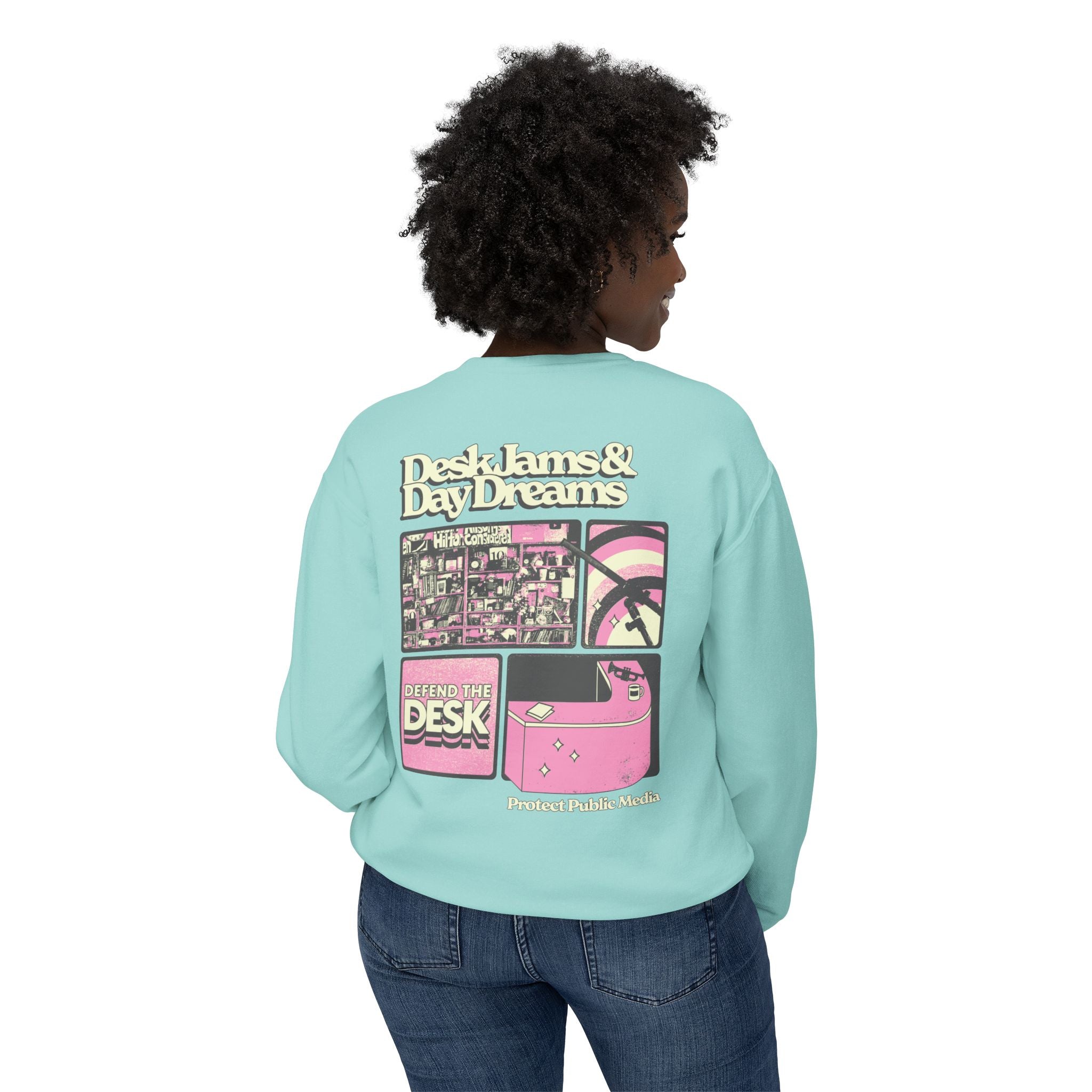 Defend the Desk Lightweight Crewneck