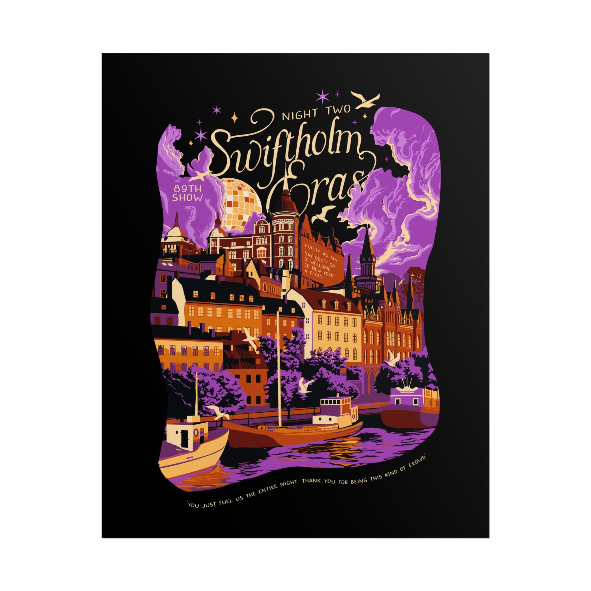 Black Night Two Swiftholm Eras Poster