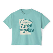 Mad as Hell Because I Love Minnesota Crop Top