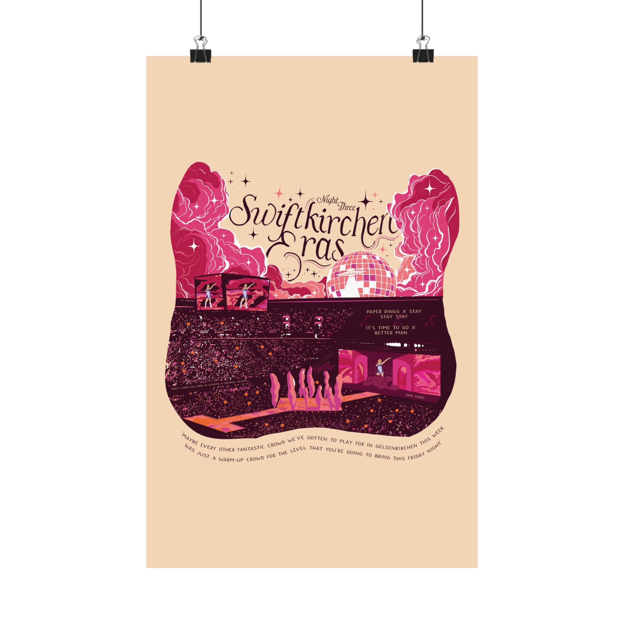 Ivory Gelsenkirchen Eras Night Three Poster
