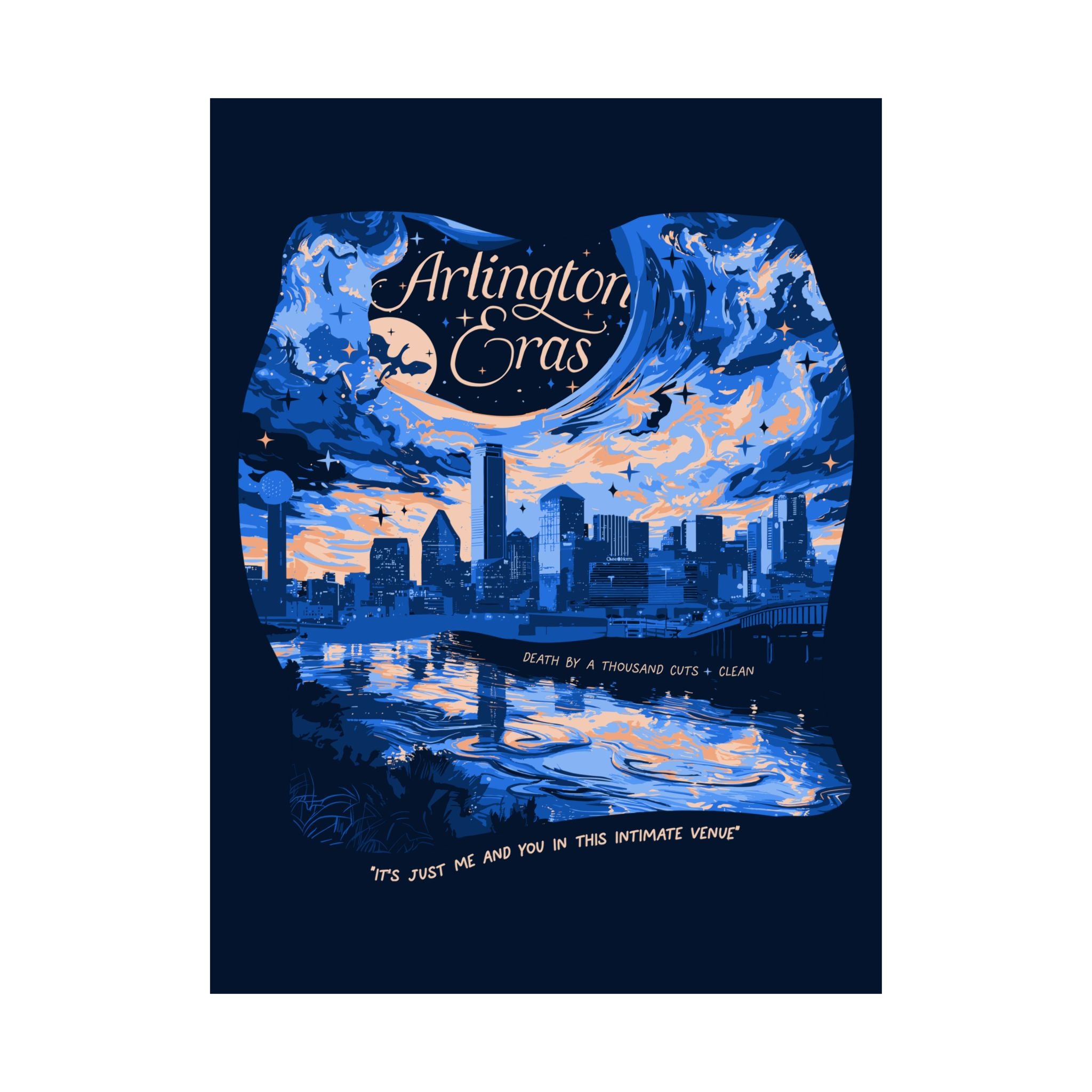 Navy Night Two Arlington Eras Tour Poster