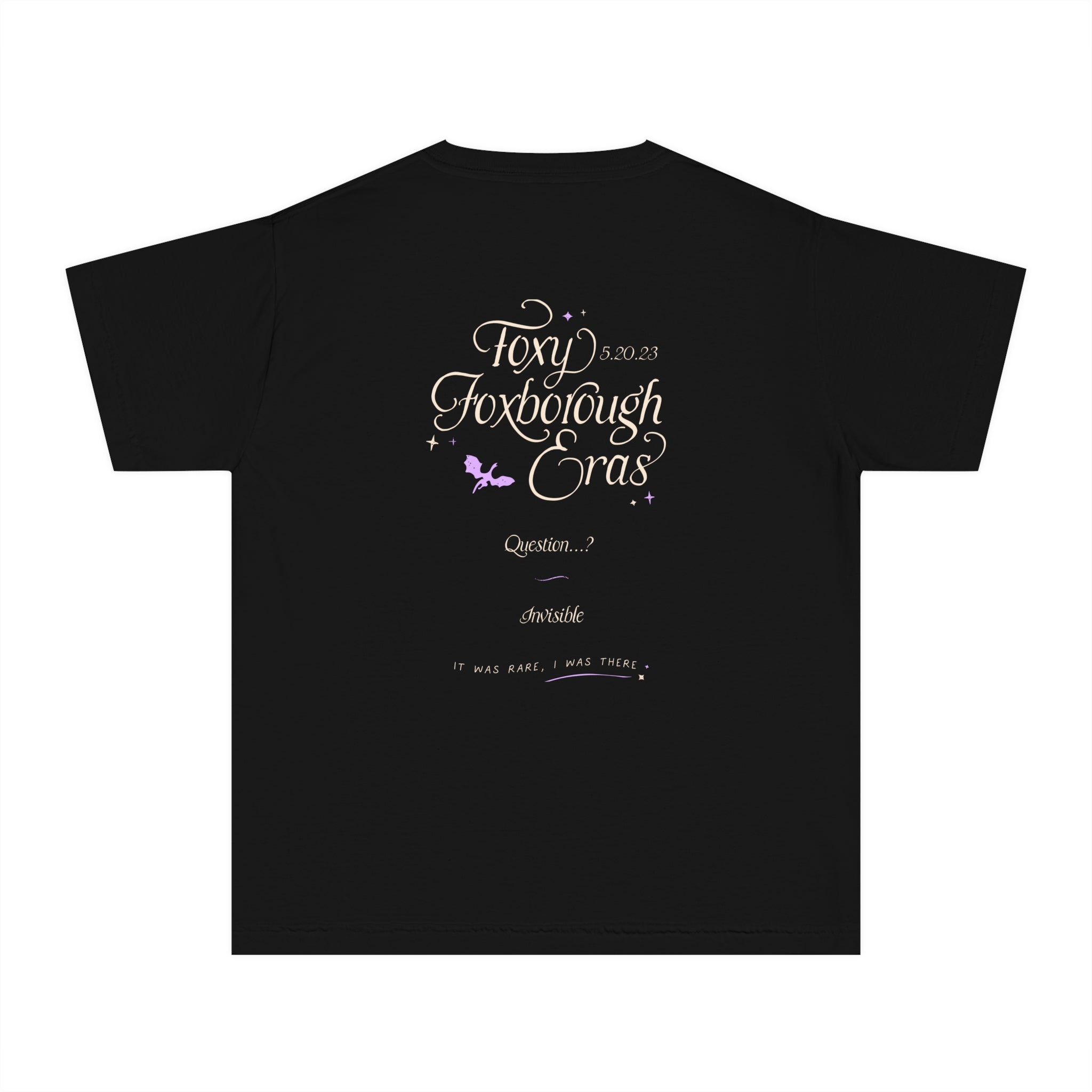 Kid's Night Two Foxborough Eras Tour Gillette Stadium Youth Midweight Tee