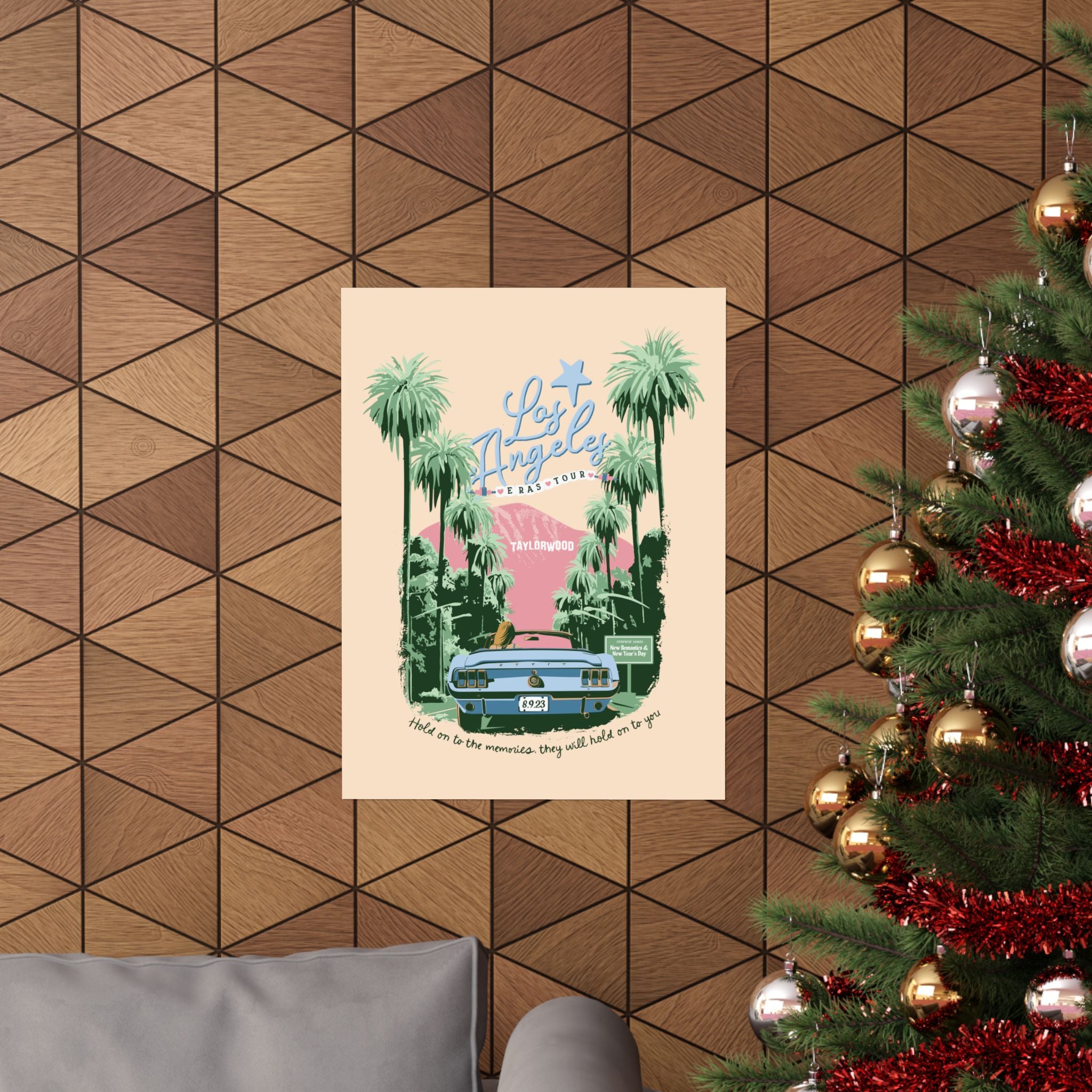 Los Angeles Eras Night Six Taylorwood Poster