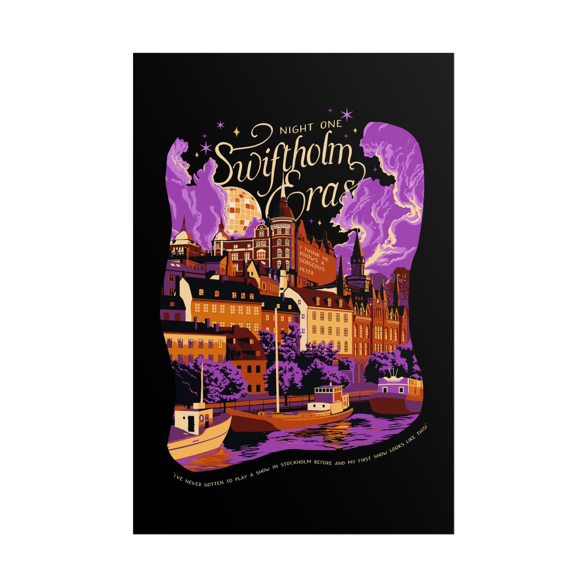 Black Night One Swiftholm Eras Poster